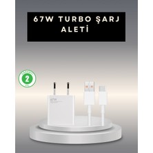 Nurton 67 Watt Type C Şarj Adaptörü Poco X3 X4 X5 Pro Uyumlu