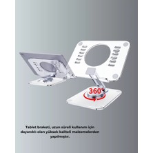 Nurton Taşınabilir Katlanır Tablet Braketi Masaüstü Stand Yeni Nesil