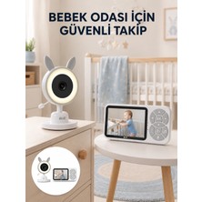 Valor Karşılıklı Sesli Bebek Kamerası 4x Zoom Sıcaklık Sensörlü Yeni Nesil