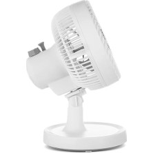 Nurton Kompakt Mini Fan Otomatik Salınımlı Sessiz Masaüstü Vantilatör