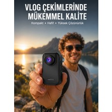 Valor Vlog, Seyahat ve Günlük Video Çekimleri Için Mini Kamera Yeni Nesil