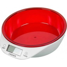 Valor Crown Dijital Lüks Kefeli Mutfak Terazisi 5 kg Çıkarılabilir Ölçü Kabı Terazi Tartı Gram