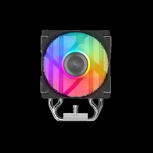 Nurton Sama X40L Black 1X100MM Argb Fan Kule Tipi Hava Soğutma 4 Adet Gelişmiş Kompozit Isı Borusu Cpu Fan (Amd ve Intel Tüm Işlemciler ile UYUMLU)(1923)