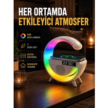 Tech Butiq 2025 Yeni Seri 15W Kablosuz Şarjlı LED Atmosfer Lambası