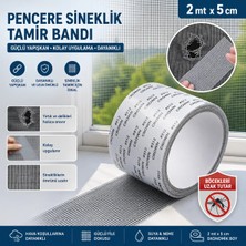 Güçlü Yapışkanlı Pencere Tamir Bandı, Böcek Önleyici Yama Bandı 2 mt x 5 cm