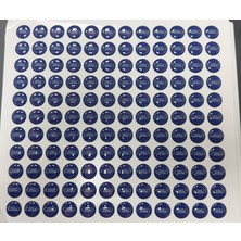 Stilix Garage Ford Ile Uyumlu Anahtar Logo Amblemi Kumanda Logo Daire Çap 1.4 cm 14 mm 2 Adet
