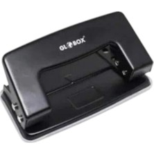 Globox Siyah 10 Yaprak Dayanıklı Delgeç Ofis Kullanımı İçin