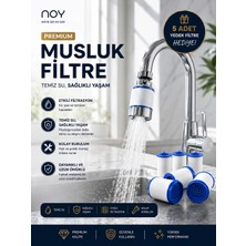 NOY Filtreli Kireç Önleyici Musluk Başlığı