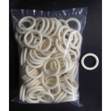 20 Adet Plastik Rustik Perde Halkası – Perde Borusu Halkası – Klips Uyumlu