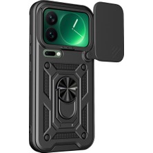 Adige Xiaomi 17 Pro Max Kılıf Pars Standlı Yüzüklü Sürgülü Vega