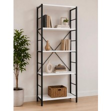 Shiny Mobilya Metal Kitaplık, Mutfak, Ofis Dükkan Çok Amaçlı Raf 150*60*30
