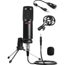 Brf Store Pmstore Lastvoice BM800 Condenser Stüdyo Mikrofon (Mini Tripod + 7.1 Ses Kartı)