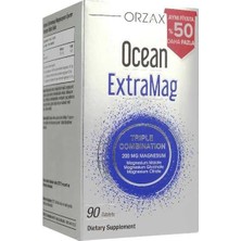 Brf Store Pmstore Orzax Ocean Extramag Üçlü Magnezyum Kombinasyonu 90 Tablet