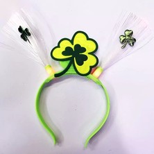 Uslucan Alışveriş LED Işıklı Yanar Söner Yeşil Renk Oktoberfest Partisi Tacı 25X13 cm
