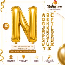 Deha Parti N Harf Gold Folyo Balon 40CM
