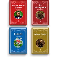 📚 Ema Genç Klasik Eserler Dizisi 4 Kitap Seti | Heidi • Oliver Twist • Üç Silahşorlar • Vatan Yahut Silistre | Dünya ve Türk Klasikleri