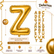 Deha Parti Z Harf Gold Folyo Balon 40CM