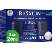 Brf Store Pmstore Bioxcin Quantum Şampuan 3 x 300 ml – Yağlı Saçlar Için Sebum Dengeleyici ve Saç Dökülmesine
