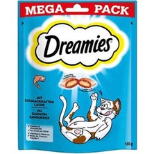 Bezos Mega Pack Iç Dolgulu Somonlu Kedi Ödülü 180 gr