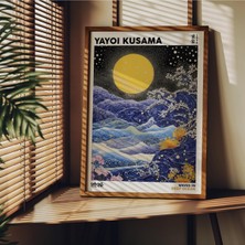 Brf Store Pmstore Fark Tanıtım Yayoi Kusama Çerçevesiz Poster, Modern Dekoratif Çerçevesiz Poster, Tablo, Yayo