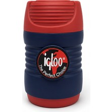 Cam Yemek Termosu - Isı Yalıtımlı - Igloo - 600 ml - Kırmızı/lacivert - 200385