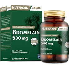 Brf Store Pmstore Nutraxin Herbal Bromelain 500 Mg Takviye Edici Gıda (1 x 60 Adet)