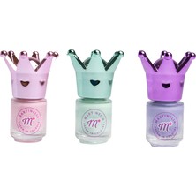 Martinelia Crown Kız Çocuk Su Bazlı 3\'lü Oje Seti