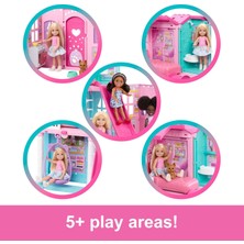 Brf Store Pmstore Barbie Chelsea Oyuncak Bebek Evi, 15'ten Fazla Aksesuar Içeren +43 x +33 Cm'e Kadar Genişley