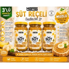 Harras Glutensiz Muzlu Süt Reçeli 3X270 G