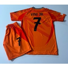 Taner Spor Real Madrid 2025/26 Yeni Sezon Vini Jr Iç Saha Çocuk Forması 2'li Set