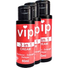 Bezos Vip 3x Efektcream 3 Adet 60 ml 3in1 Krem Pe.nisibüyütme Geciktirmesertleştirme