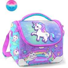 Minosso Simli Unicorn Desenli Kız Çocuk Thermo Beslenme Çantası 3007