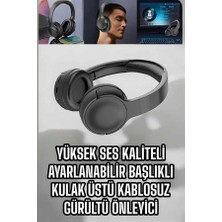 Brf Store Pmstore Kablosuz Bluetooth Kulaklık Anc/enc Destekli Kulak Üstü Yüksek Ses Kaliteli