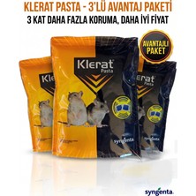 Syngenta Klerat Fare Pastası 100 gr (3 Paket) - Avantaj Paketi Etkili Fare Ilacı