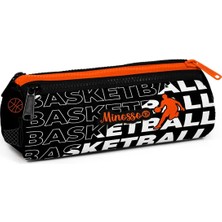 Minosso Basketbol Desenli Erkek Çocuk Üç Bölmeli Kalem Çantası 6010