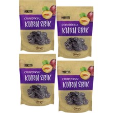 Harras Çekirdeksiz Kuru Erik 4'lü Paket | Lezzetli & Doğal Atıştırmalık | 4 Adet x 175 gr