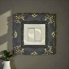 Biblo Home Gri-Gold Güllü Prizlik