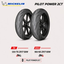 Michelin Pilot Power 2ct 120/70 ZR17 58W - 160/60 ZR17 69W Ön Arka Motosiklet Lastik Takımı