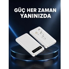 sbodurhome Kamp ve Seyahat Için 20.000MAH LED Işıklı Hızlı Şarj Powerbank Yeni Nesil