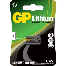 Brf Store Pmstore Gp Batteries Gpcr2 Dlcr2/cr2, Boy Lityum Pil, 3 Volt, Tekli Kart