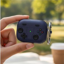 Brf Store Pmstore Caseonn Kılıf Retro Gamepad Mor Lacivert Apple Airpods Pro 3 ile Uyumlu