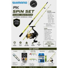 Oslo High Tech 270CM 5-55GR Shimano Fx 3000 Spin Olta Seti