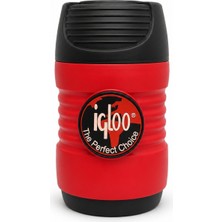 Cam Yemek Termosu - Isı Yalıtımlı - Igloo - 600 ml - Siyah/kırmızı - 200385