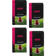 Harras 4'lü Filiz Çayı Seti - 1 kg x 4 Paket Özel Harman Dökme Siyah Çay 4 kg Büyük Boy Stok Paket