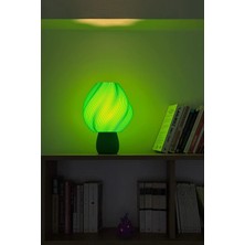Rumon Renkli Tasarım Abajur Dekoratif Masa Lambası 29 cm | Kiwi Twist
