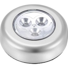 Brf Store Pmstore Orret Home Spot Lamba Kablosuz Dokunmatik Pilli LED Lamba 3 Ledli Dolap Mutfak Içi Aydınlatm