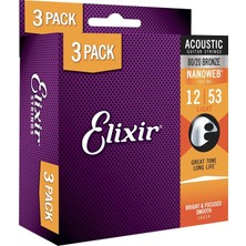 Brf Store Pmstore Elixir Akustik Bronz Nano Tel 012/053 (3'lü Paket)