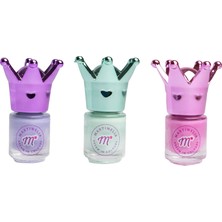 Martinelia Crown Kız Çocuk Su Bazlı 3\'lü Oje Seti