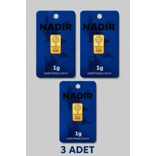 Nadir Gold 3 Gram Külçe Altın 24 Ayar
