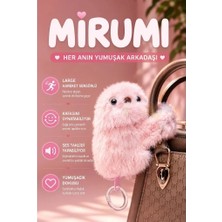 Silveryrose Store Mirumi Akıllı Peluş Robot Oyuncak 30 cm Pembe Renk